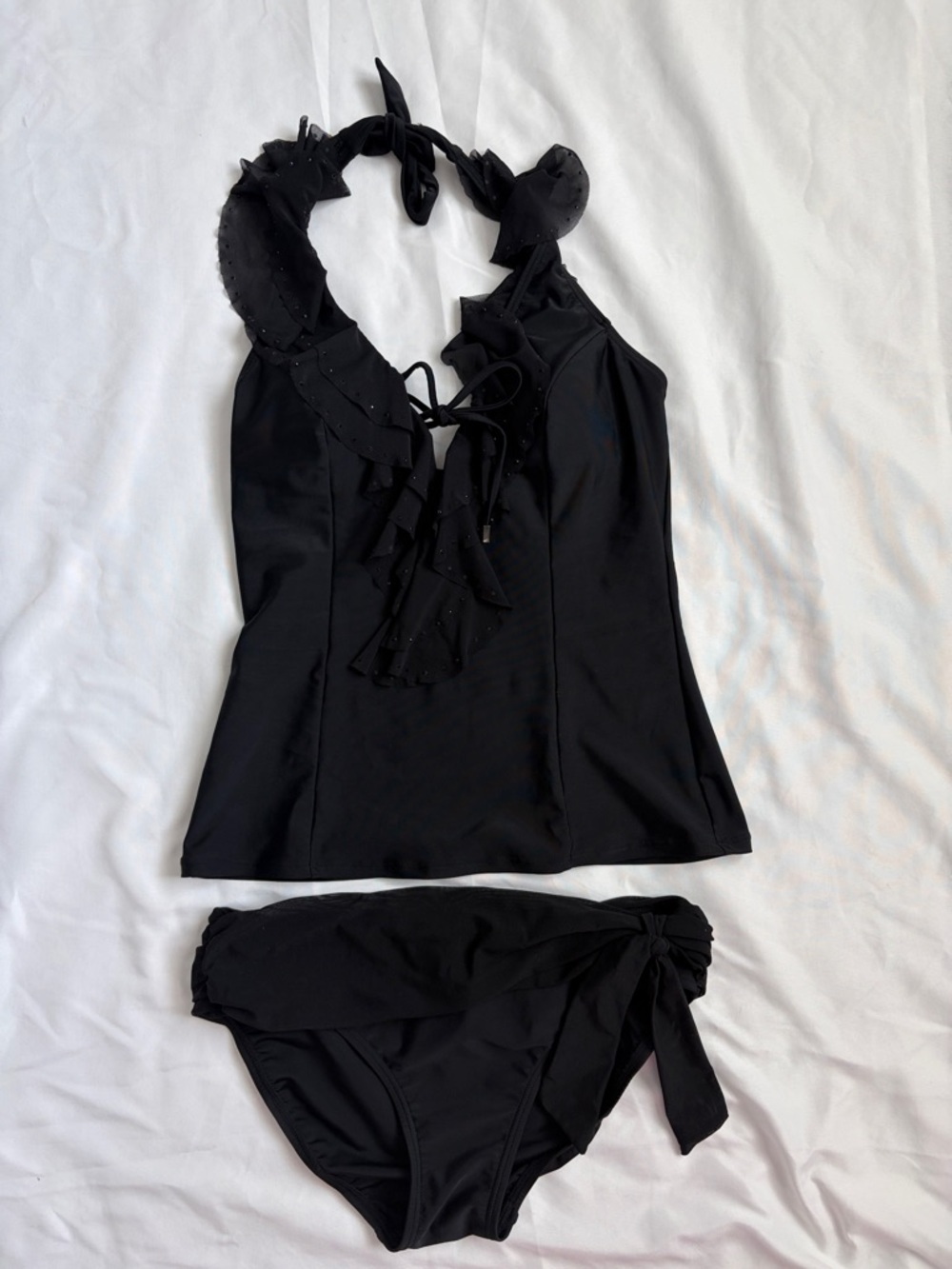 “Be Creative” Ruffled Tankini - Picture 4 of 7